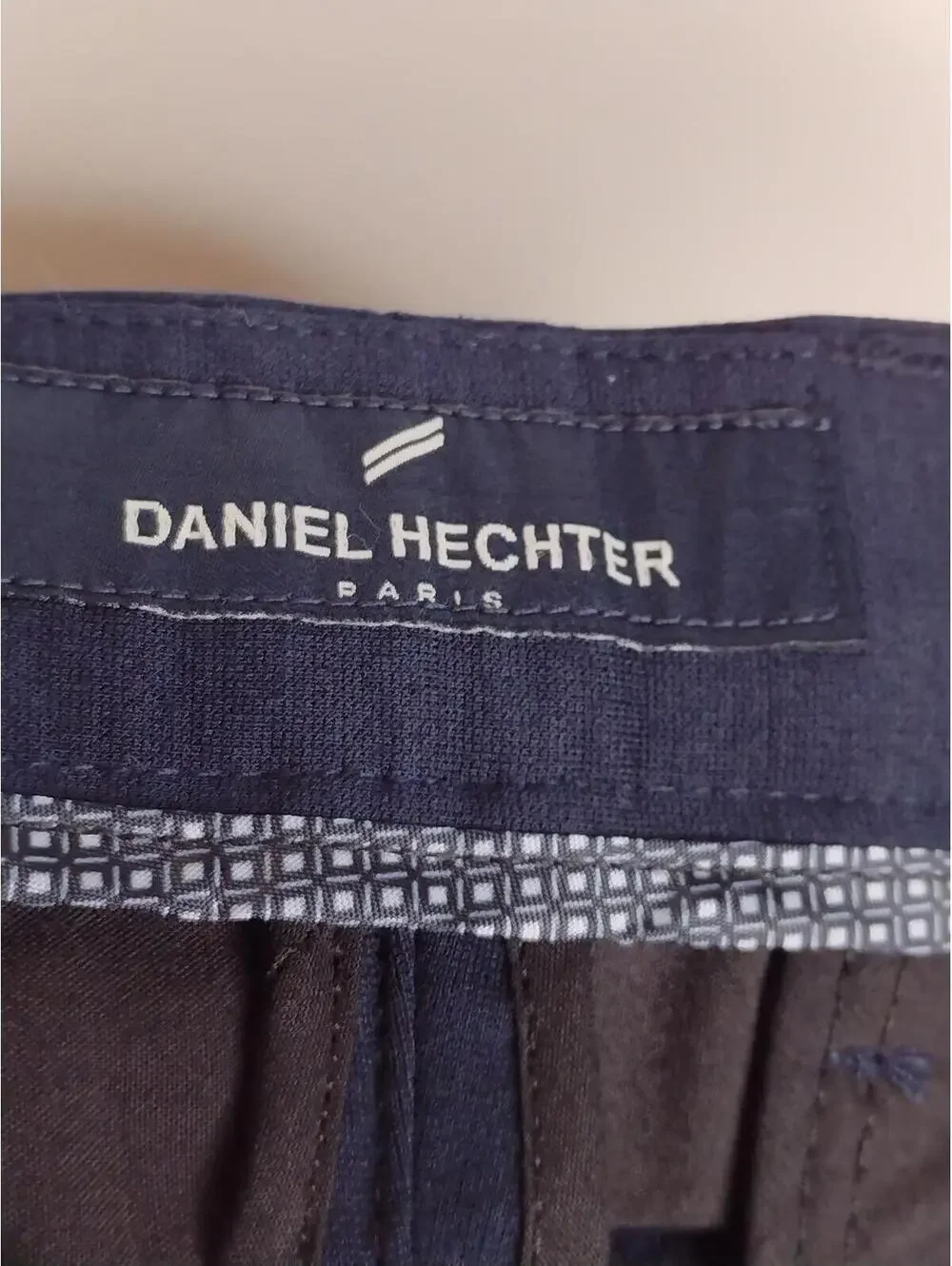 NWT Daniel Hechter Men's Navy/w/ Waist Drawstring Pants Size Small